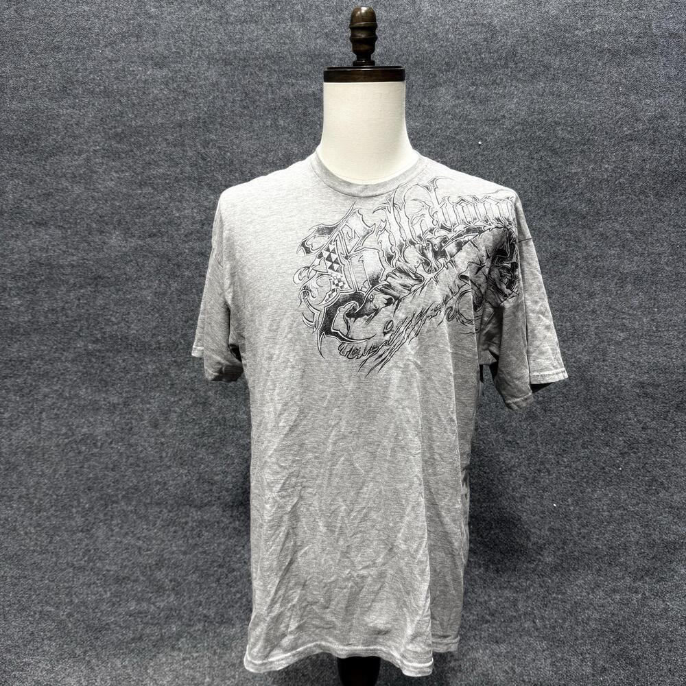 Billabong Shirt Mens XL Gray Logo Graphic T-Shirt Tee Surf Skate Streetwear Top